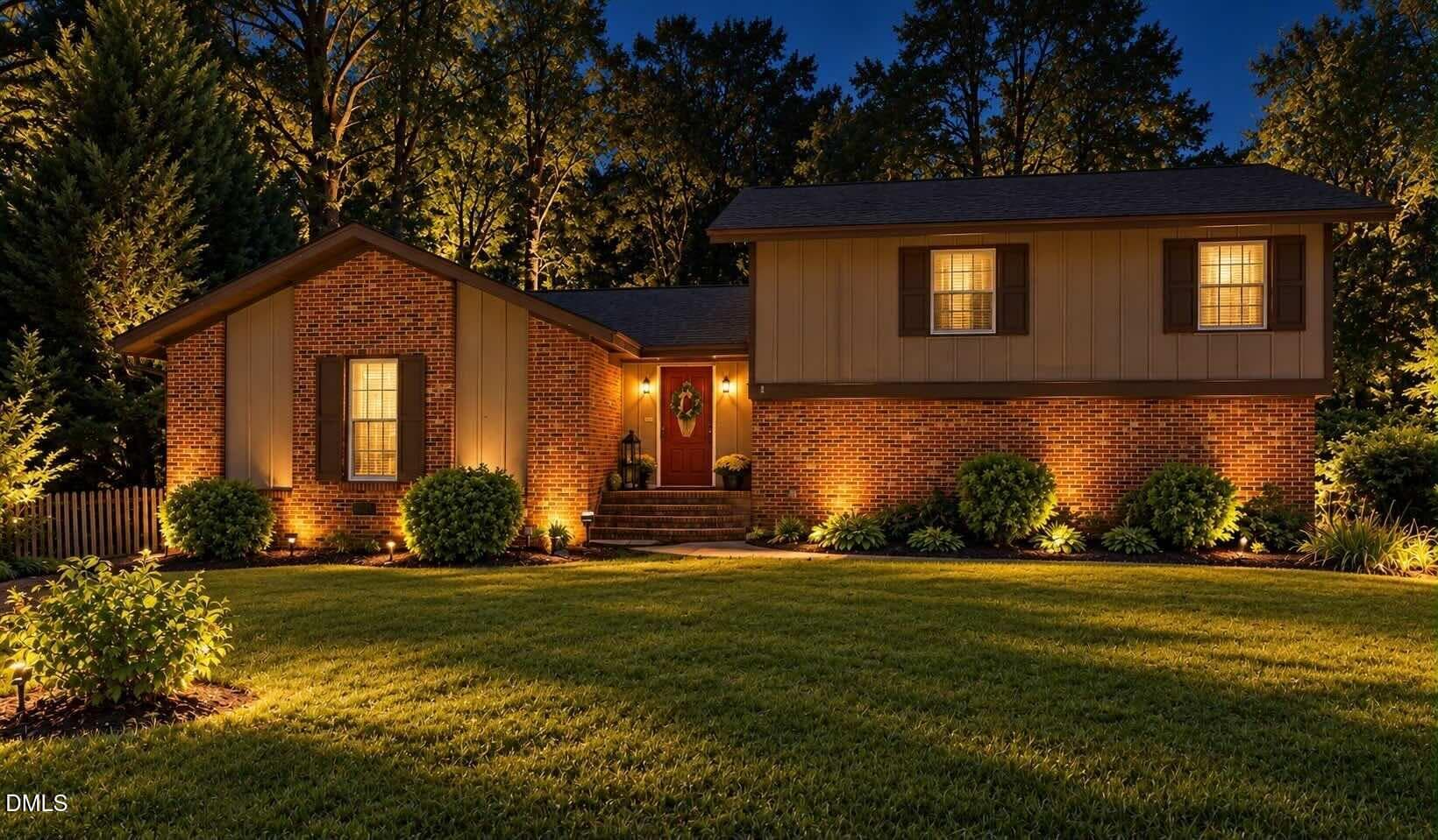Old Forge exterior VS - 5612 Old Forge Circle, Raleigh, NC 27609