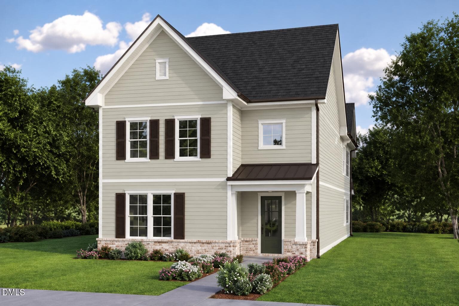 Hadley Exterior Rendering - 2416 Flagship Road, Fuquay Varina, NC 27526