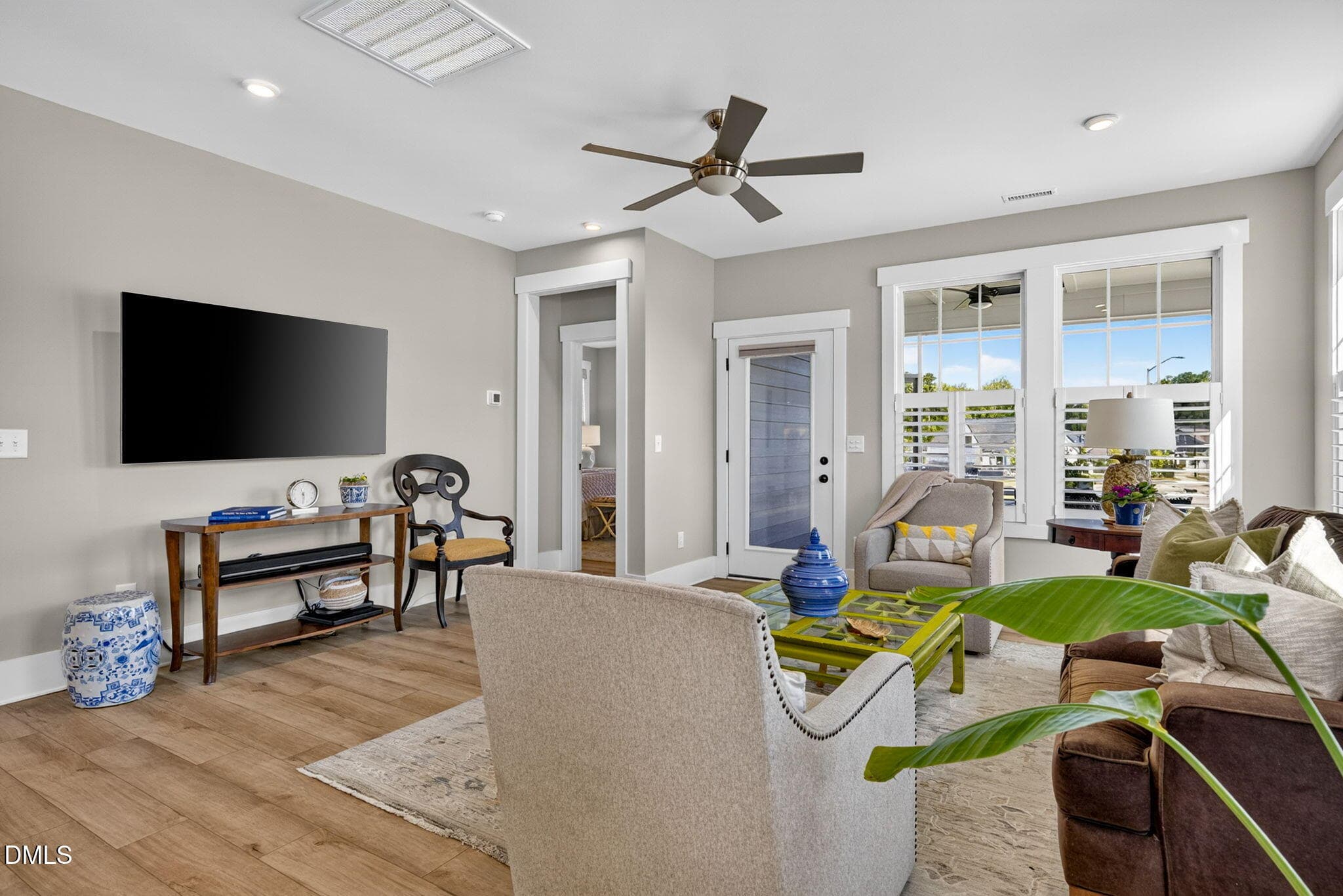 Glass door leads to Porch/Patio - 1100 Greatland Road, Durham, NC 27703