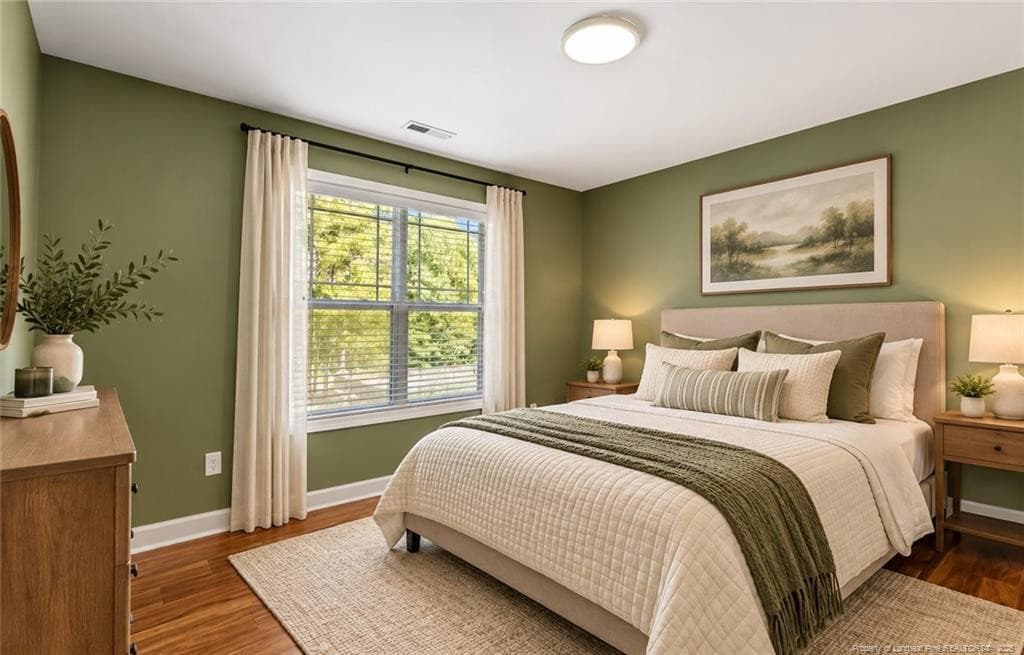 Virtually Staged - Spare Bedroom - 255 Gwendolyn Way, Fuquay Varina, NC 27526