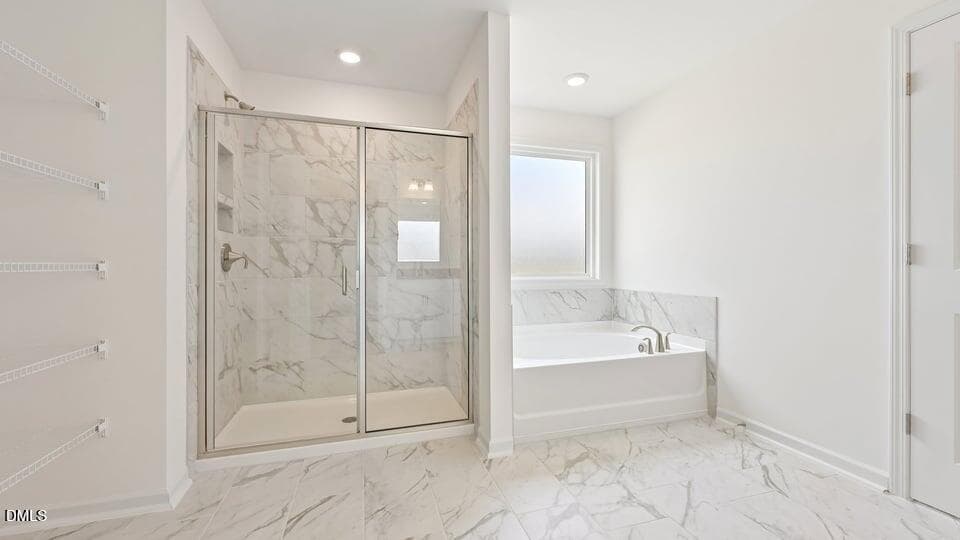 PRIMARY SUITE BATHROOM - 87 Greenwillow Drive, Fuquay Varina, NC 27526