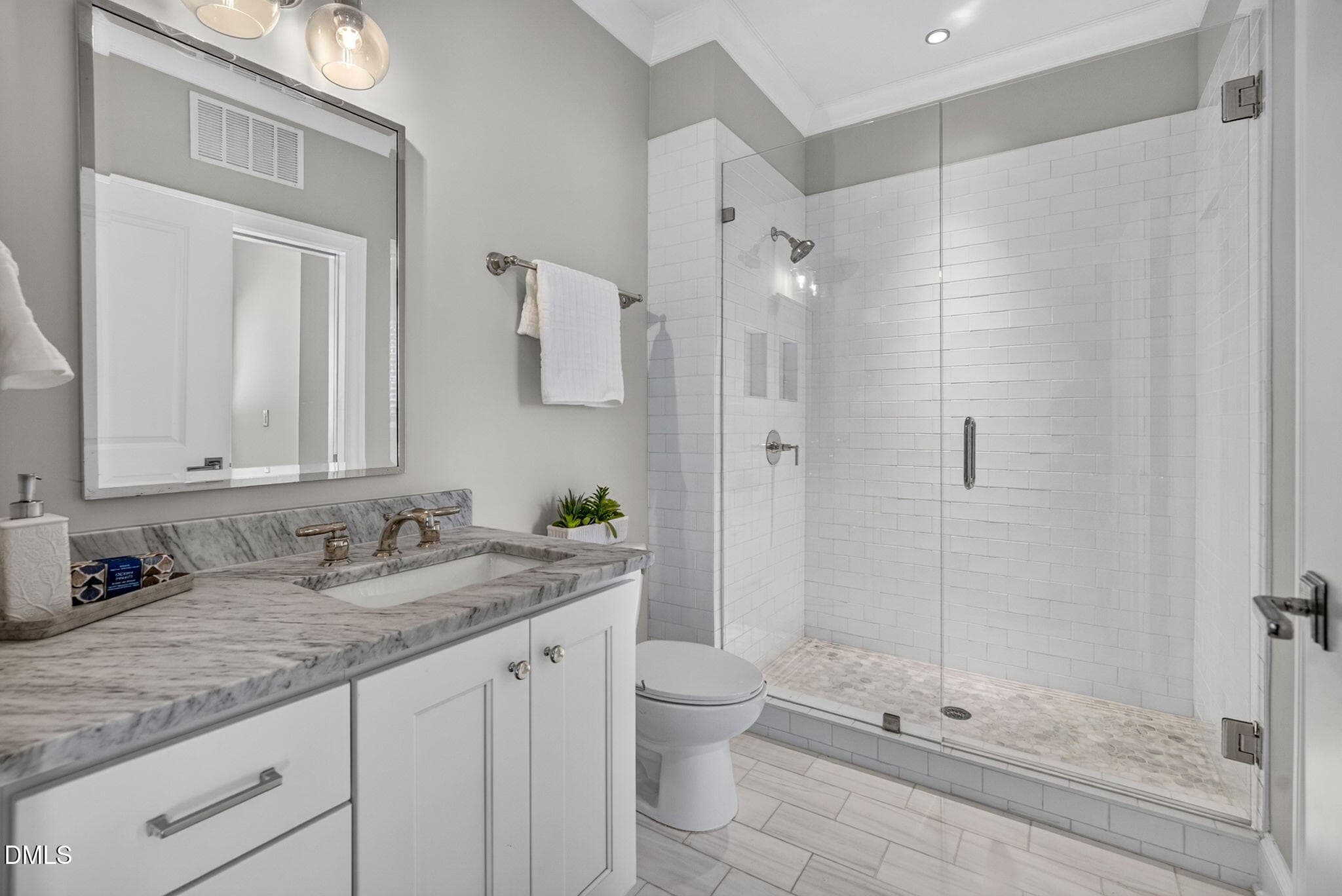 Primary Bath - 607 Smedes Place B, Raleigh, NC 27605