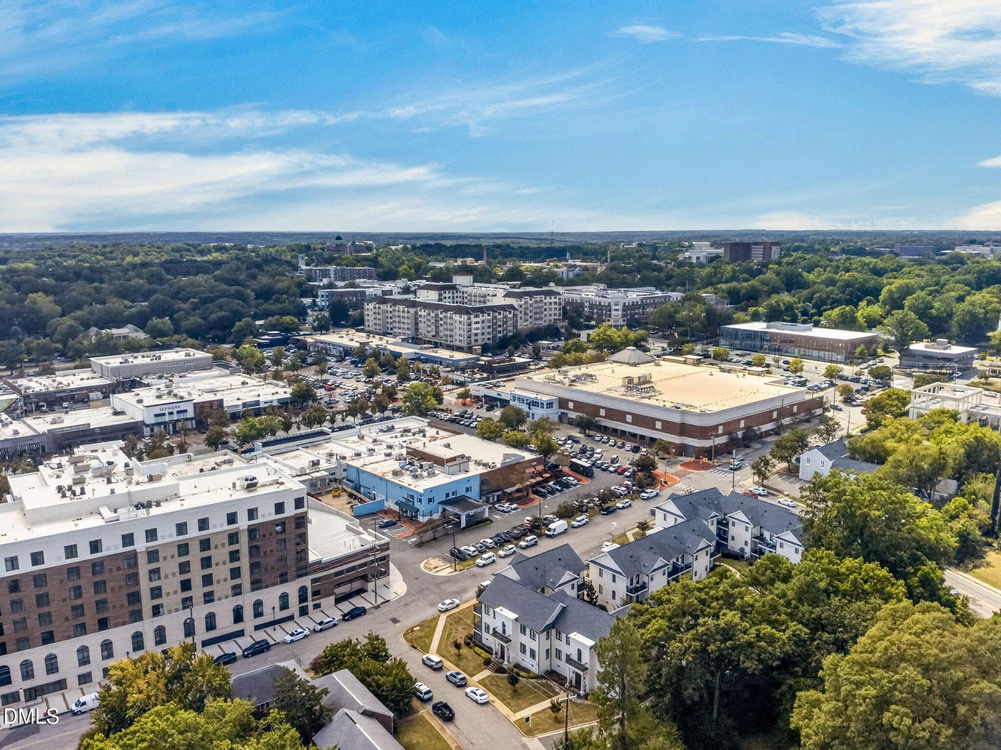 Aerial of Village District - 607 Smedes Place B, Raleigh, NC 27605