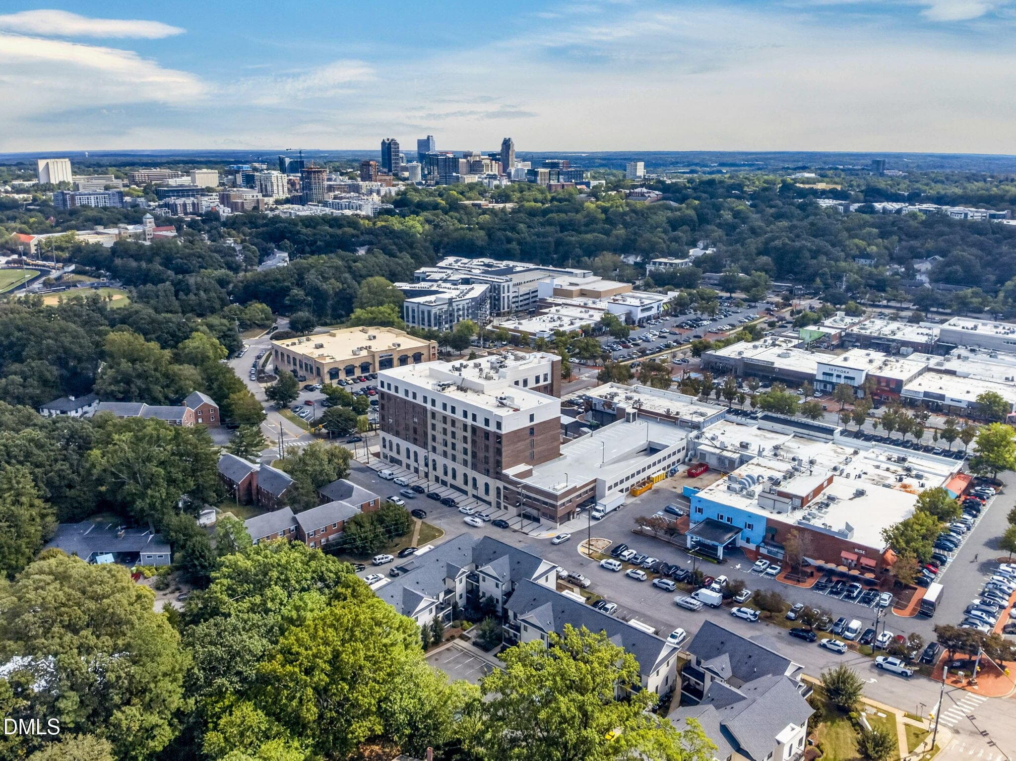 Aerial of Village District - 607 Smedes Place B, Raleigh, NC 27605