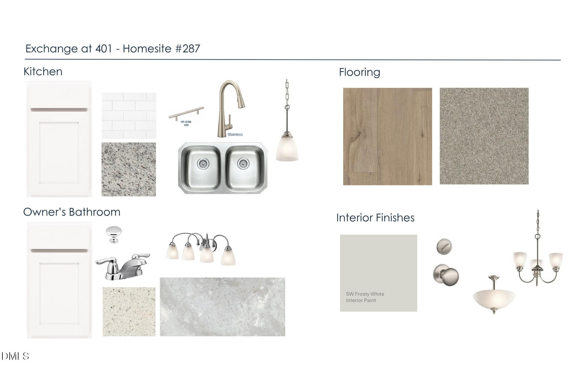 E401 Design Selections Lot #287 - 592 Fosterton Cottage Way, Raleigh, NC 27603
