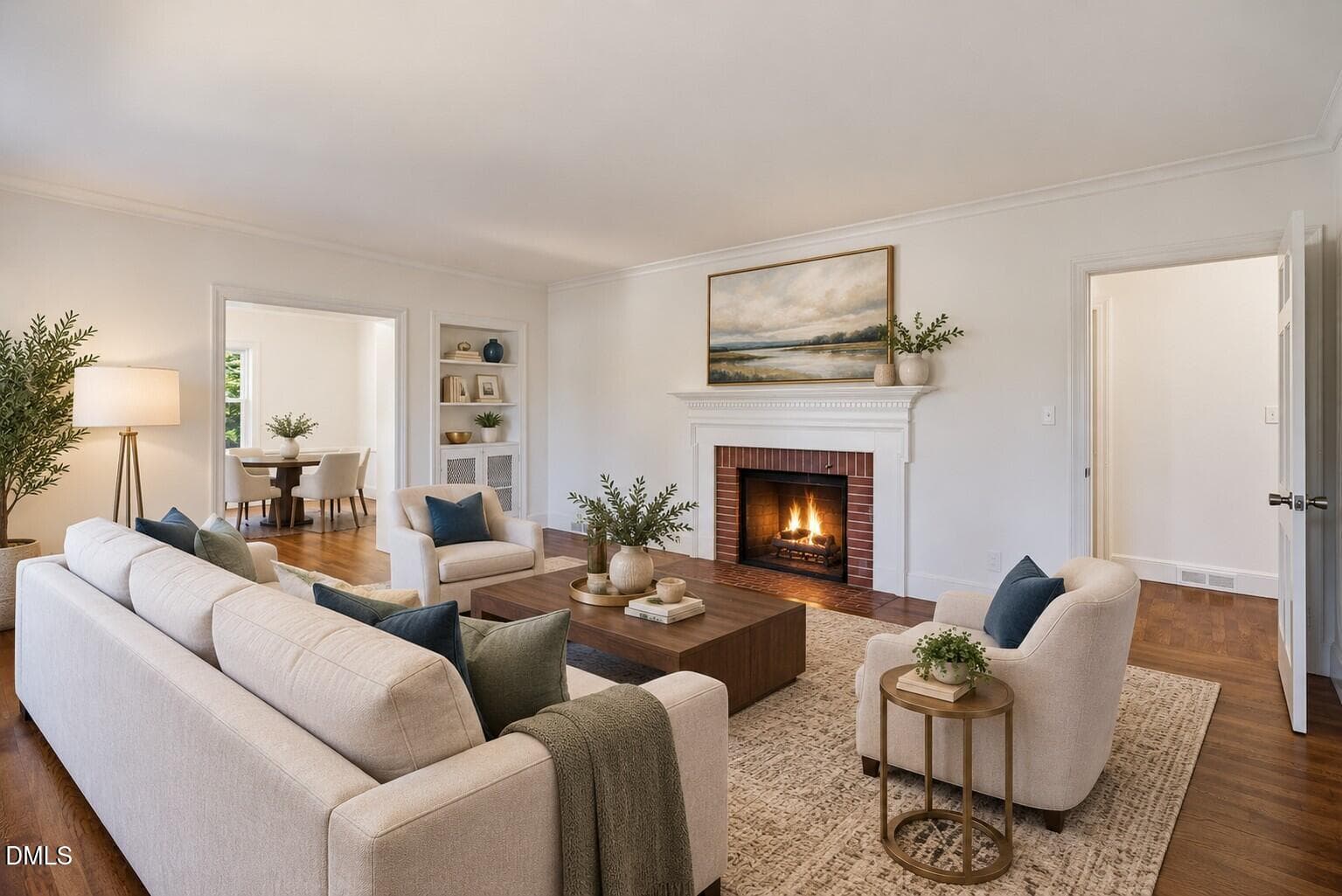 Living Room - Enhanced Friendly - 3123 W Friendly Avenue, Greensboro, NC 27408