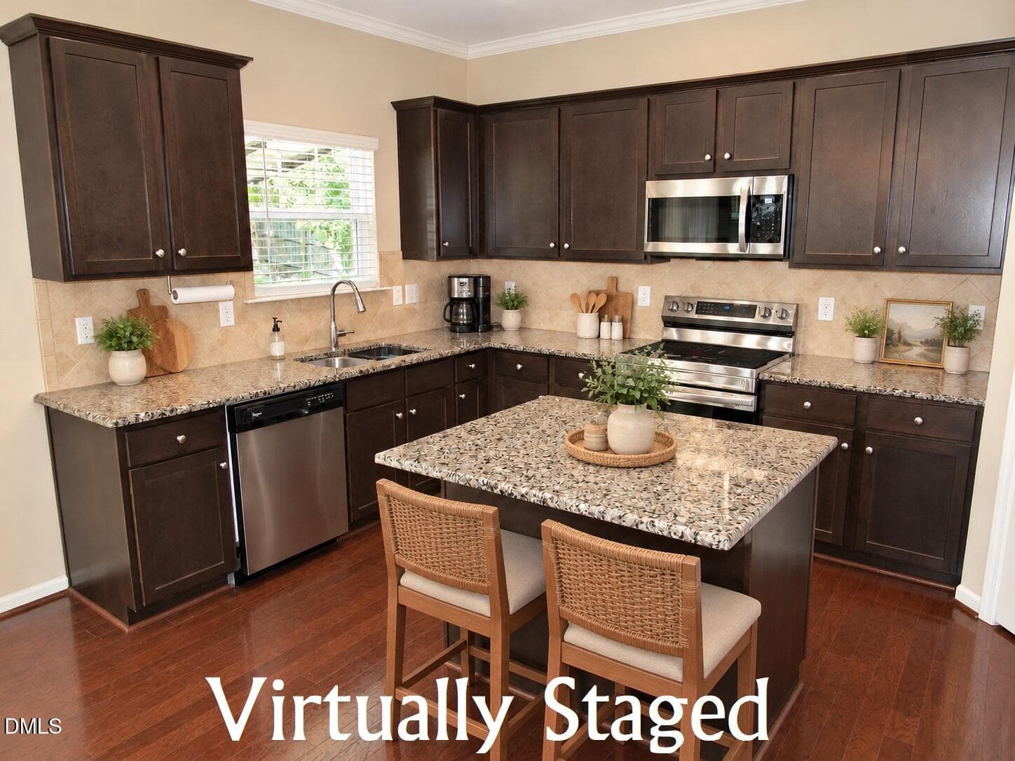 Kitchen - Virtually staged - 724 Forrest Lane, Creedmoor, NC 27522