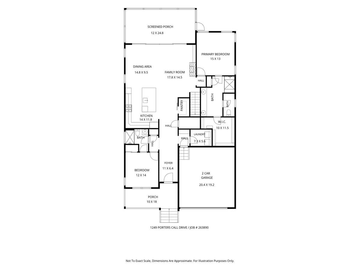 1st floor.jpg - 1249 Porters Call Drive, Wendell, NC 27591, Wendell