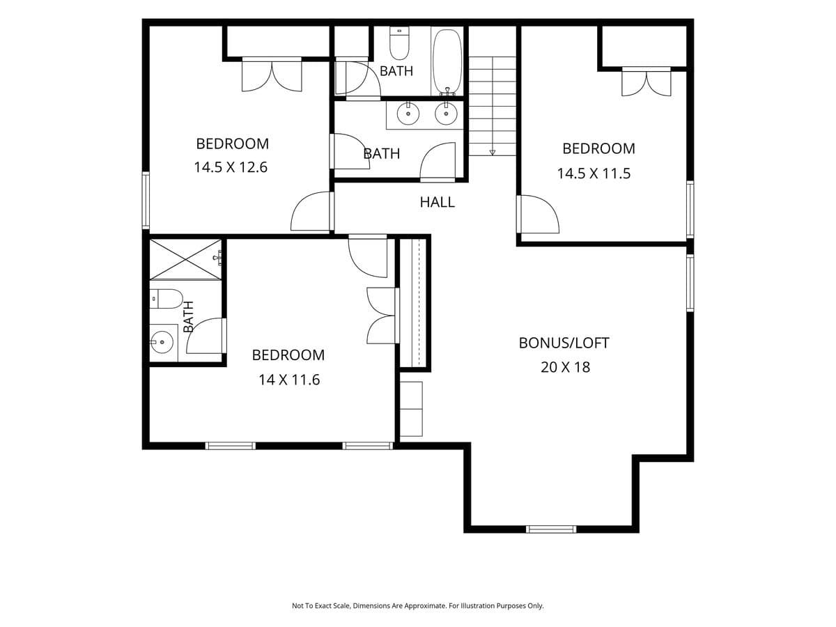 2nd floor.jpg - 1249 Porters Call Drive, Wendell, NC 27591, Wendell
