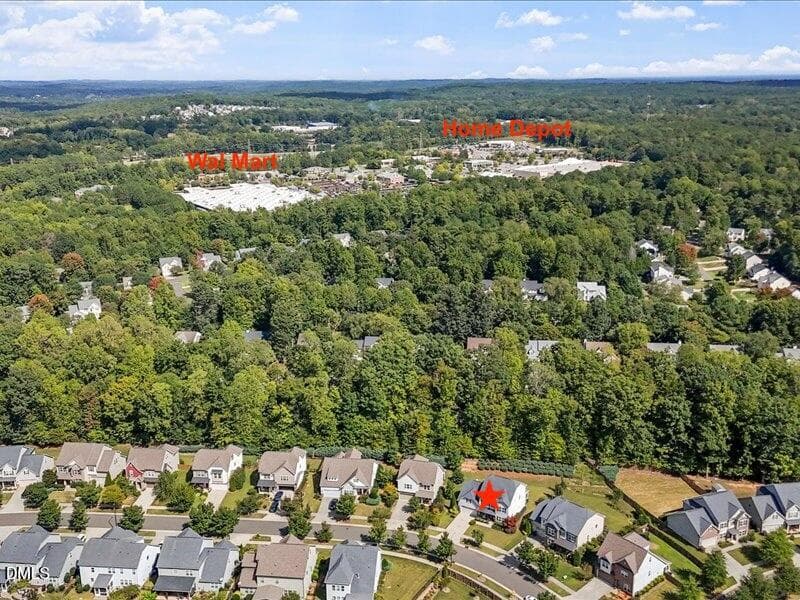 Drone View - 255 Empress Road, Hillsborough, NC 27278, Hillsborough