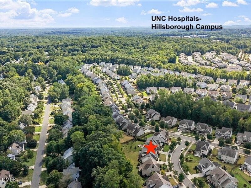 Drone View - 255 Empress Road, Hillsborough, NC 27278, Hillsborough