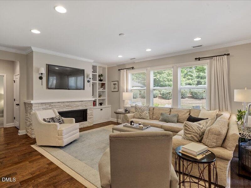 Family Room - 255 Empress Road, Hillsborough, NC 27278, Hillsborough