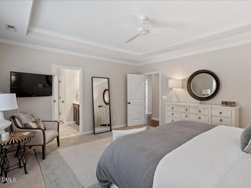 Primary Bedroom - 255 Empress Road, Hillsborough, NC 27278, Hillsborough