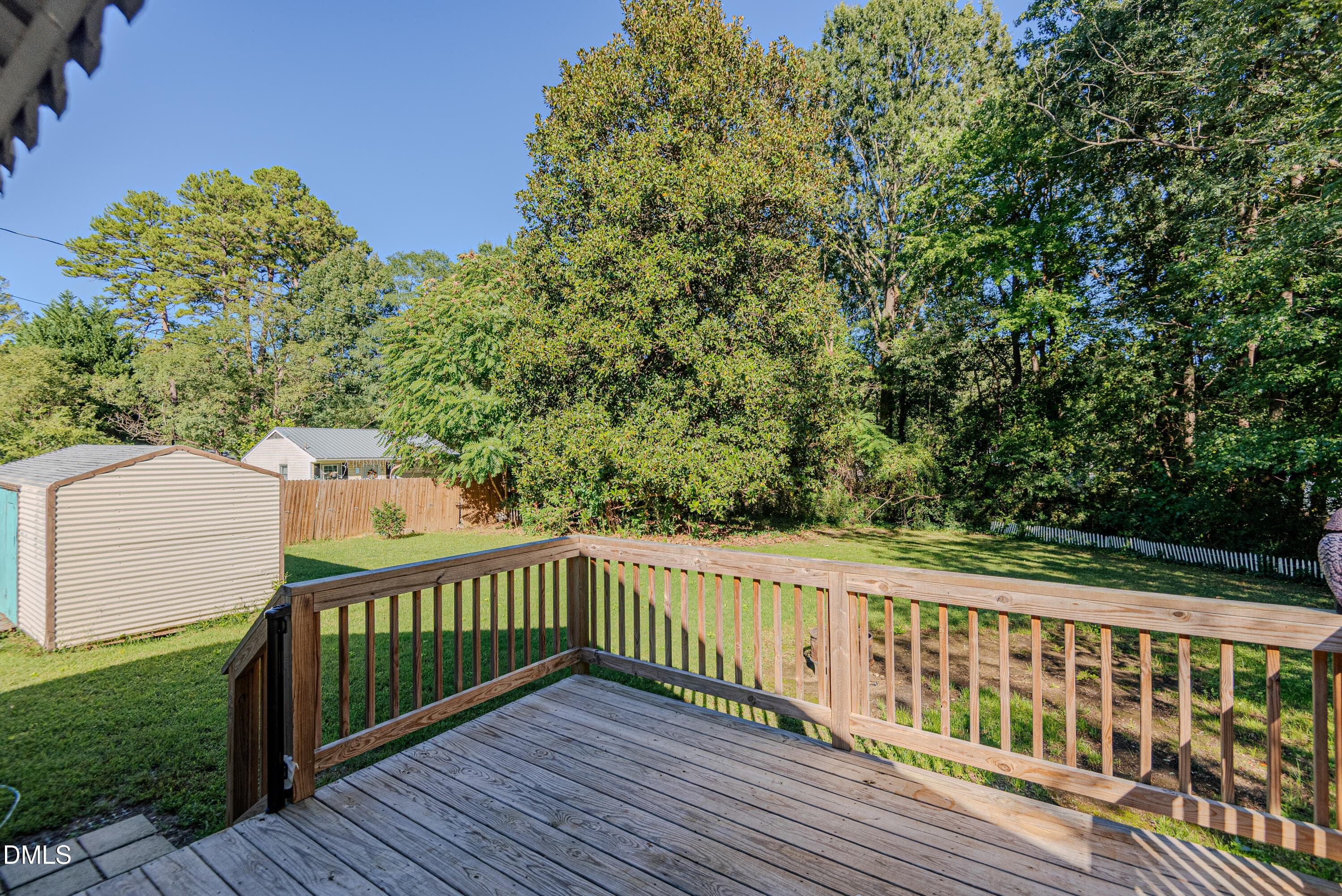 back deck - 306 Owen Street, Gibsonville, NC 27249, Gibsonville
