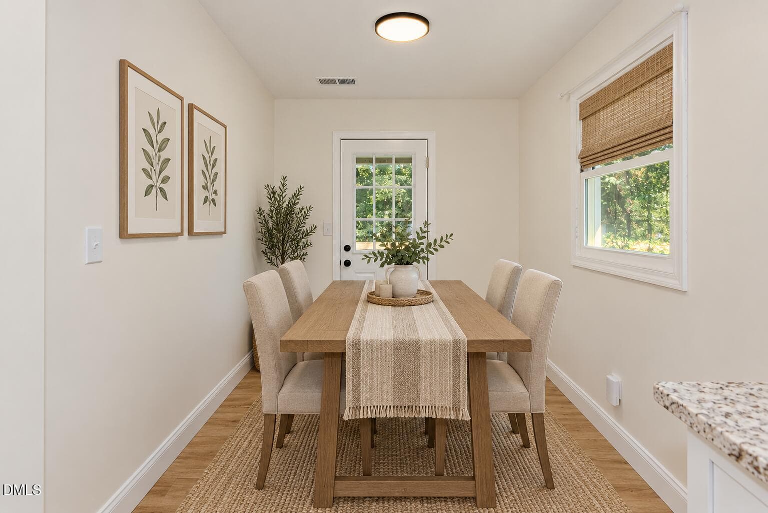 dining room virtually staged - 306 Owen Street, Gibsonville, NC 27249, Gibsonville
