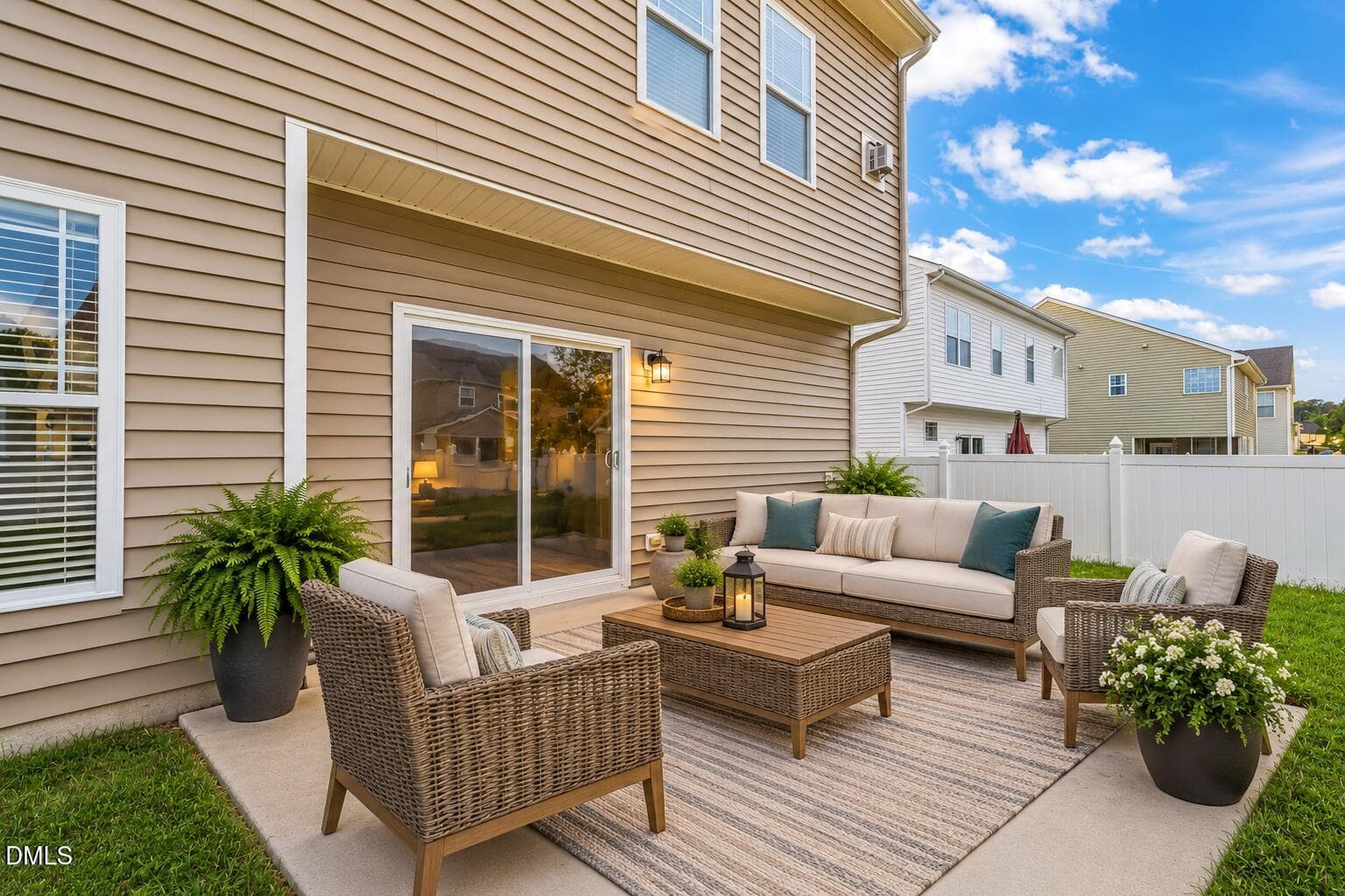 Outdoor staged patio - 3019 Landing Falls Lane, Raleigh, NC 27616