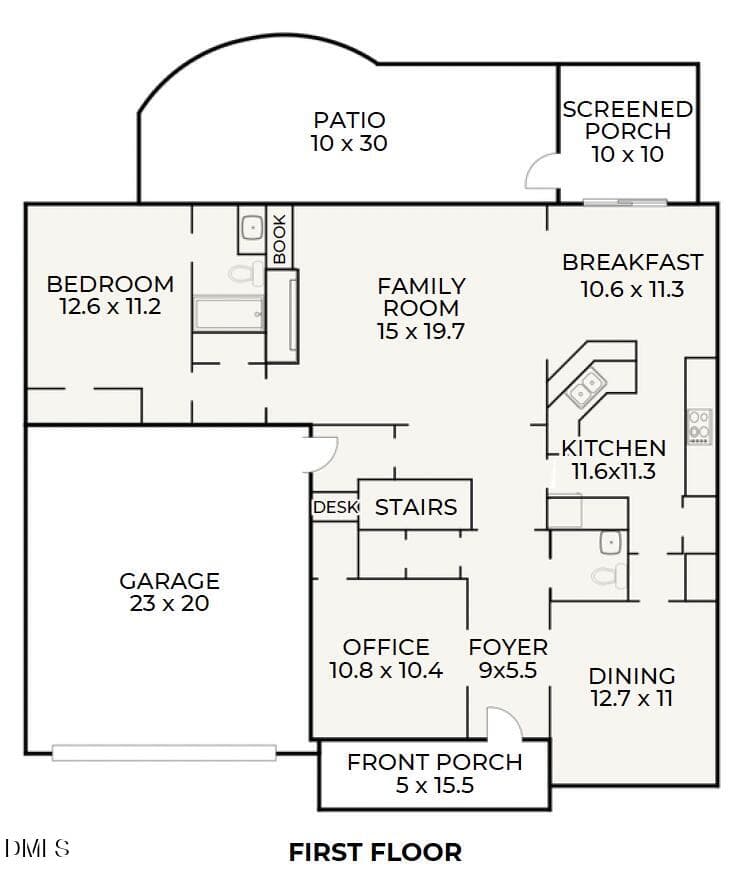 Main Floor - 255 Empress Road, Hillsborough, NC 27278, Hillsborough