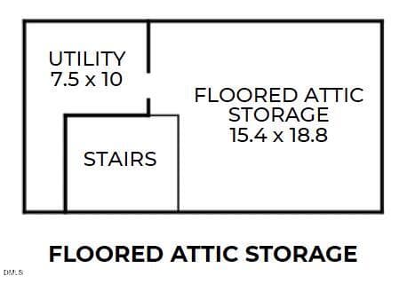 Walk-up Attic - 255 Empress Road, Hillsborough, NC 27278, Hillsborough