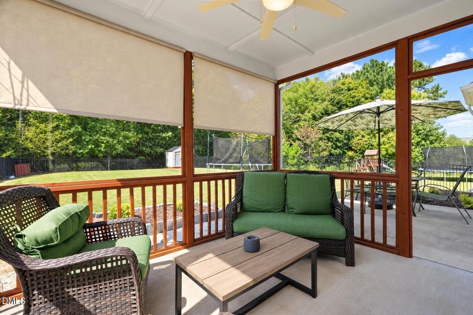 Screened Back Porch - 3565 Massey Ridge Court, Raleigh, NC 27616
