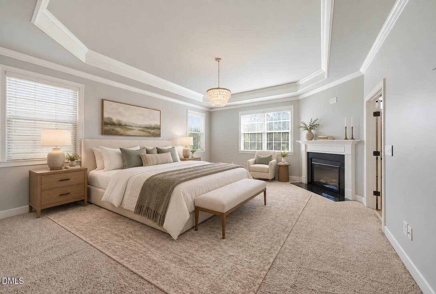 primarybedroom-vs - 1321 English Cottage Lane, Cary, NC 27518