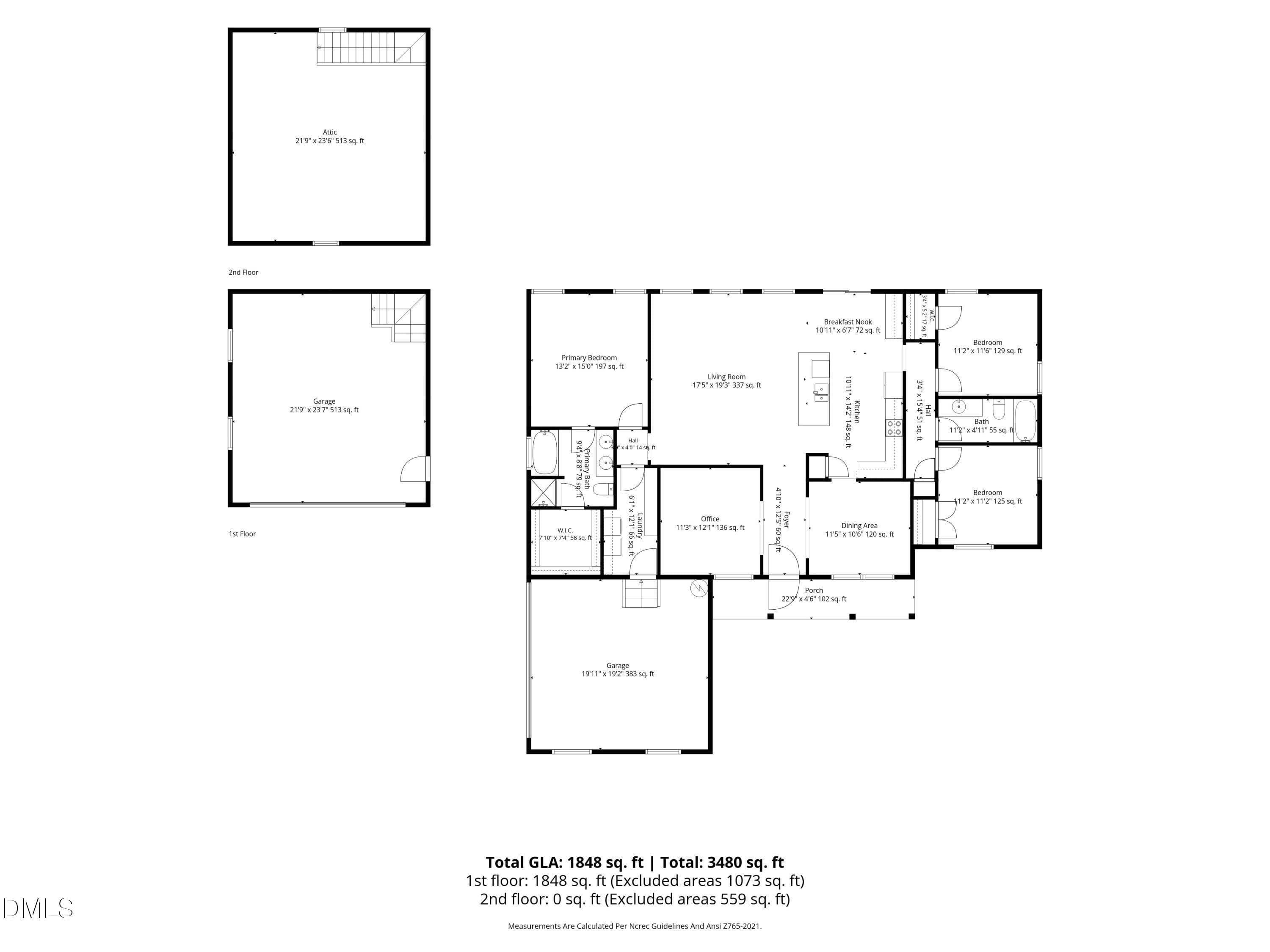 Floor plan - 4 Joanna Ct - 4 Joanna Court, Bahama, NC 27503, Bahama