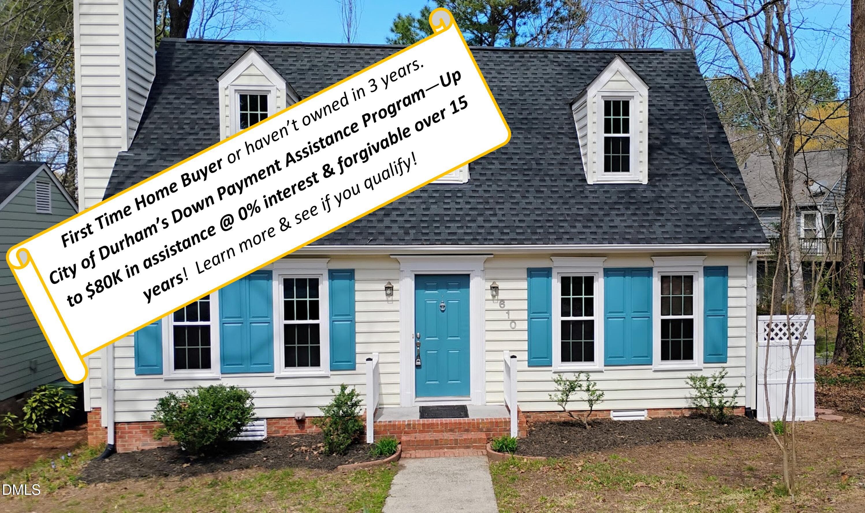Front - 610 Cross Timbers Drive, Durham, NC 27713