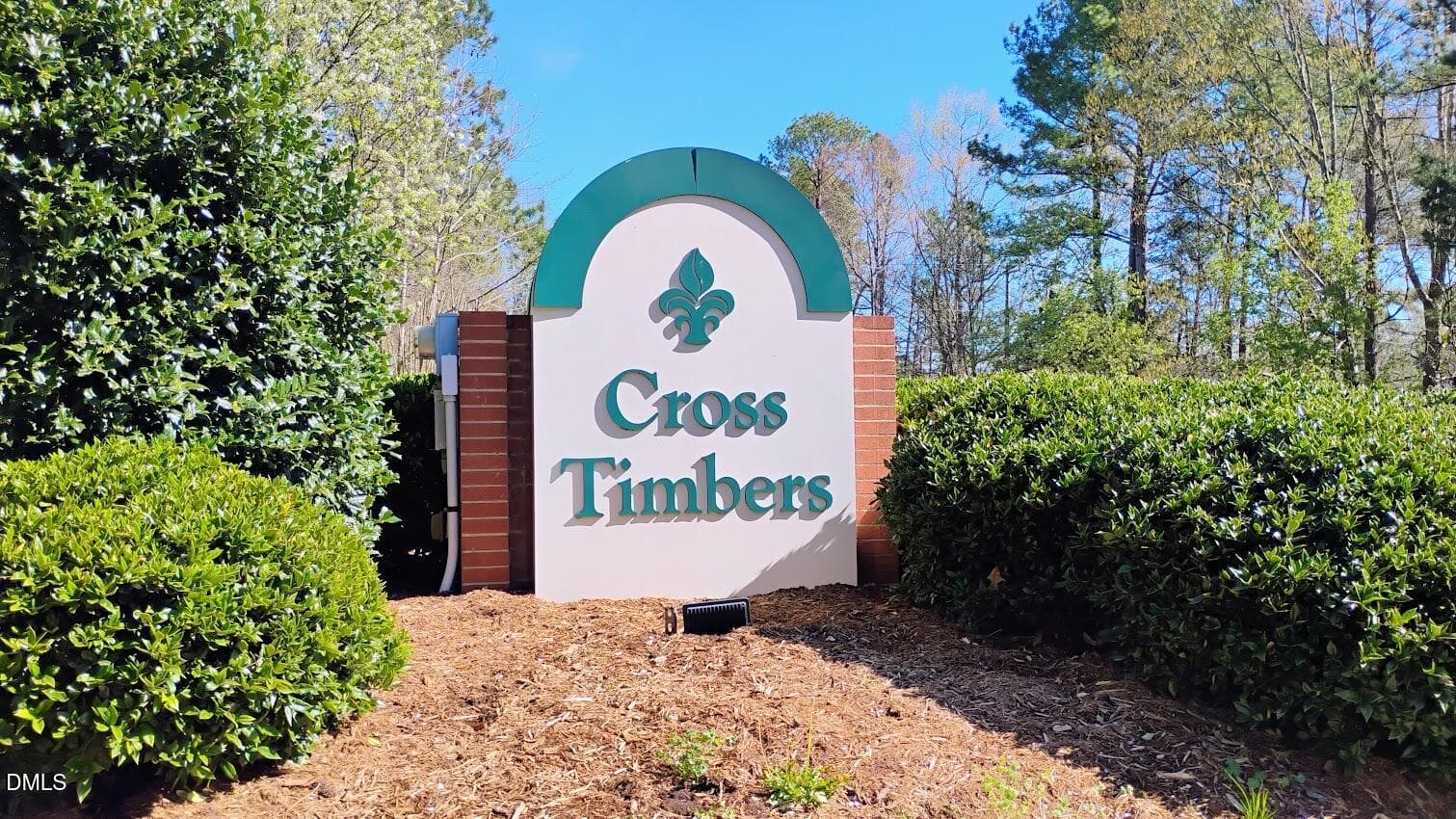 Cross Timbers Sign - 610 Cross Timbers Drive, Durham, NC 27713