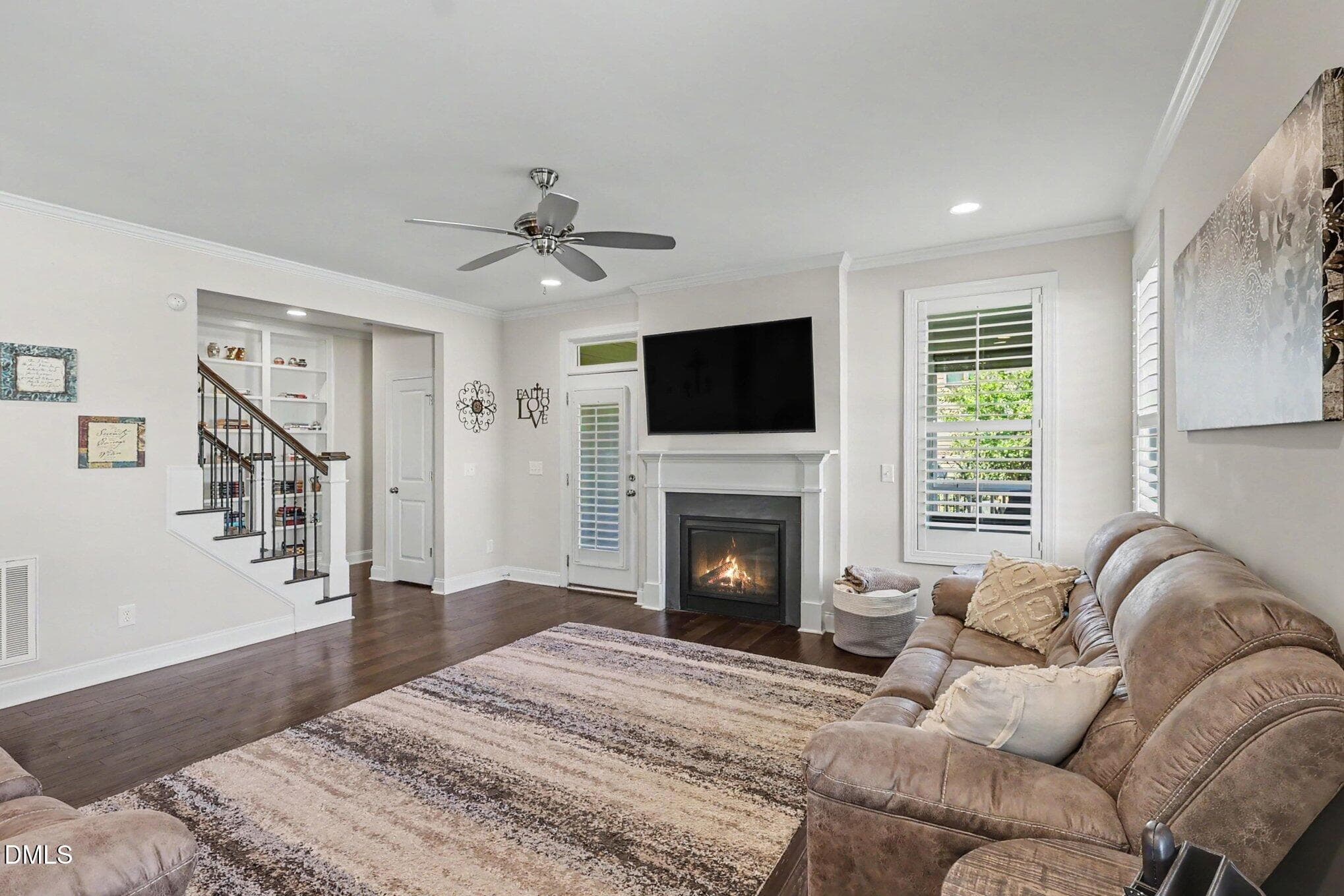 Living Room - 2801 Greenbank Mill Drive, Fuquay Varina, NC 27526, Fuquay Varina