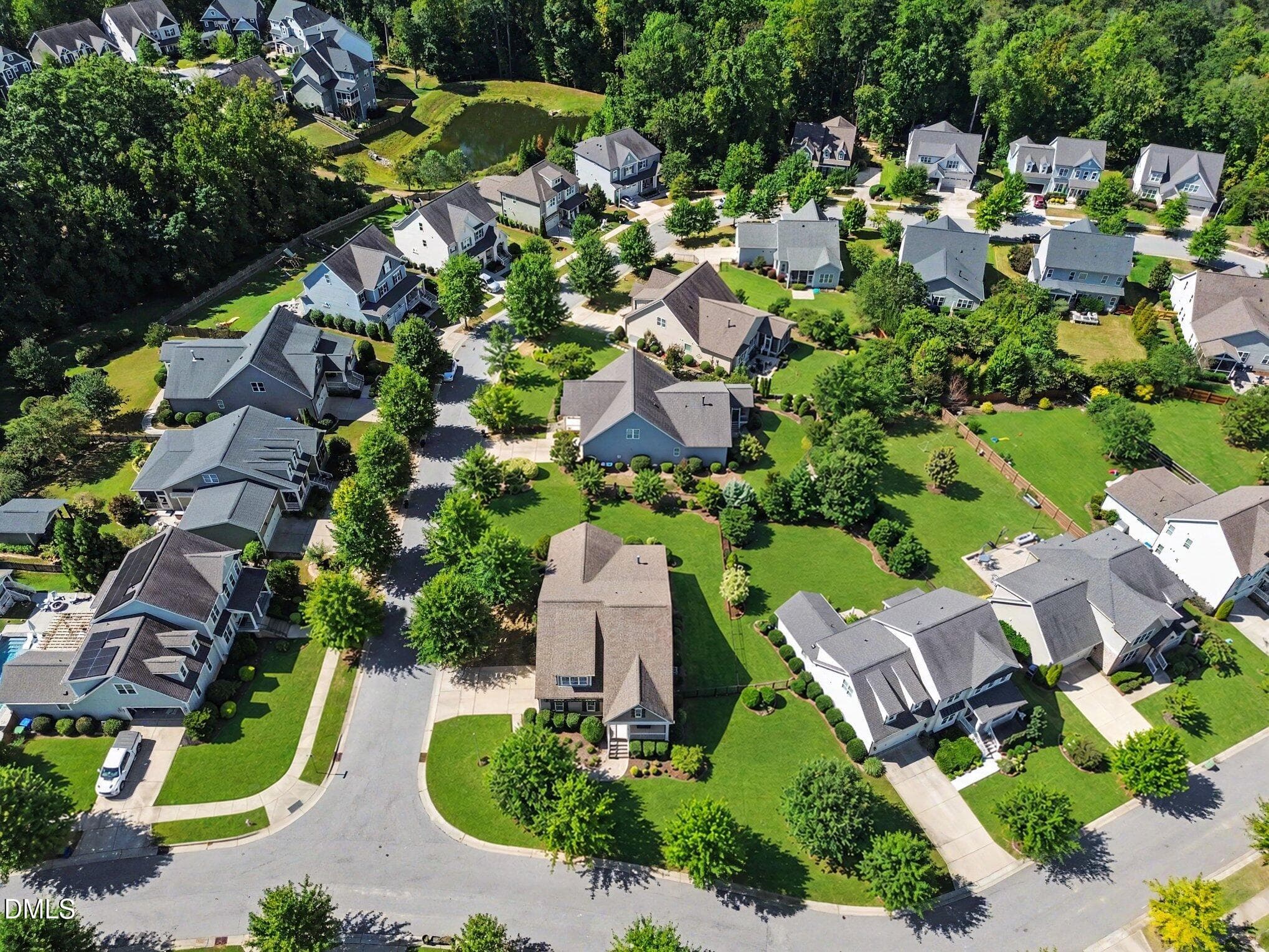 Aerial View - 2801 Greenbank Mill Drive, Fuquay Varina, NC 27526, Fuquay Varina