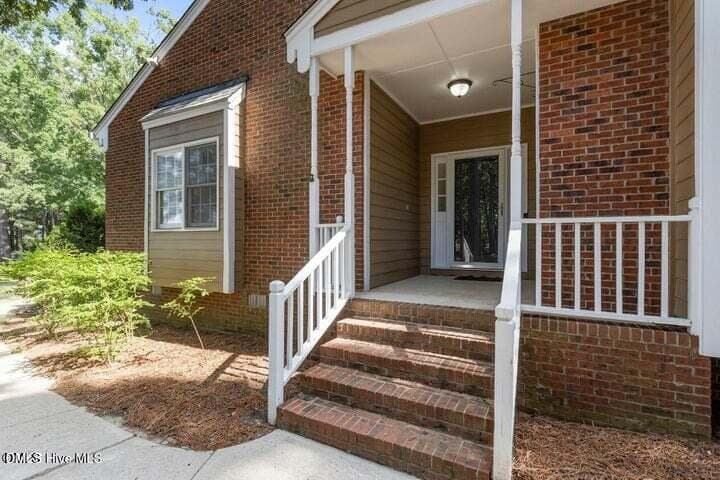 Front Door Entry - 8407 Wycombe Lane, Raleigh, NC 27615