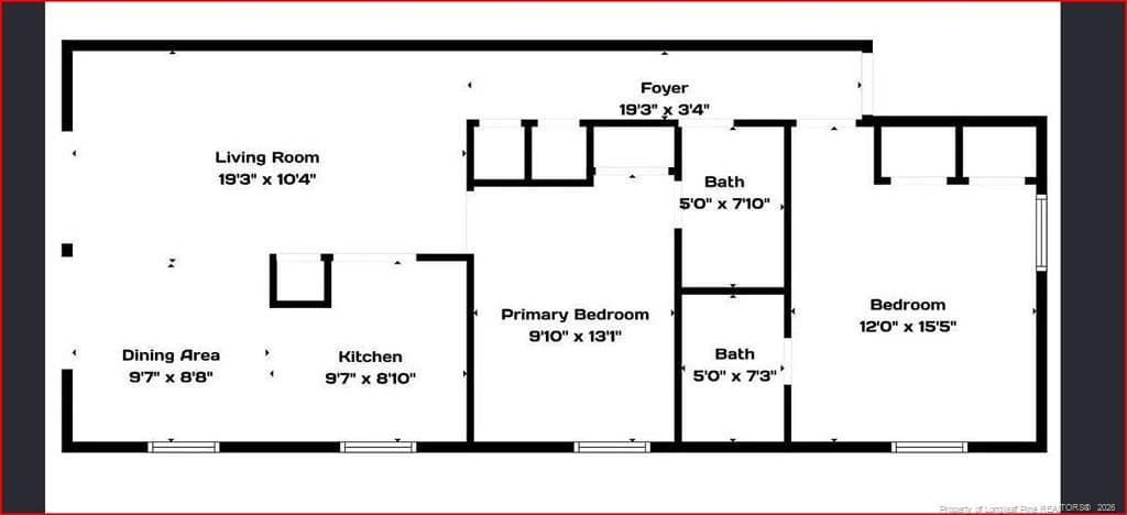 Floor Plan 1 - 219 Atlanta Avenue 1A, Carolina Beach, NC 28428