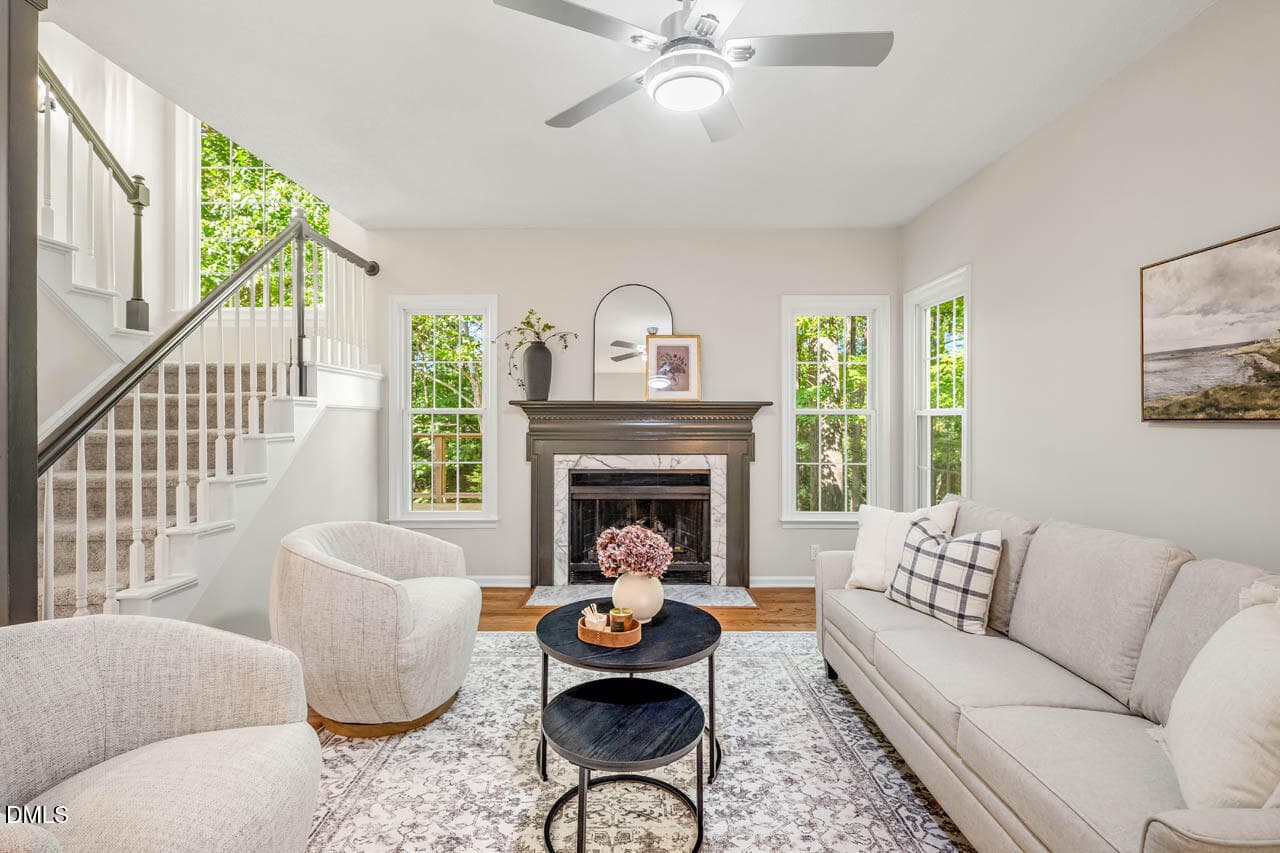 Family Room - 5516 Bridford Place, Raleigh, NC 27613