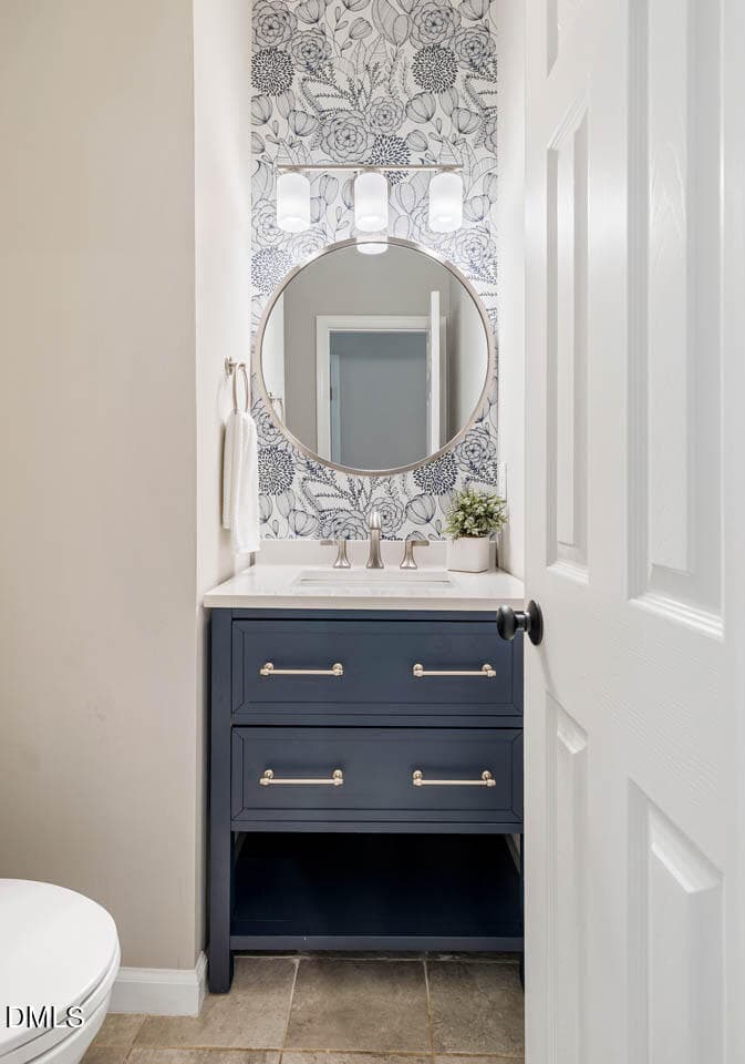 Downstairs Half Bath - 5516 Bridford Place, Raleigh, NC 27613