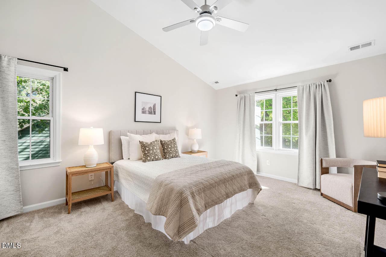 Upstairs Primary Bedroom - 5516 Bridford Place, Raleigh, NC 27613