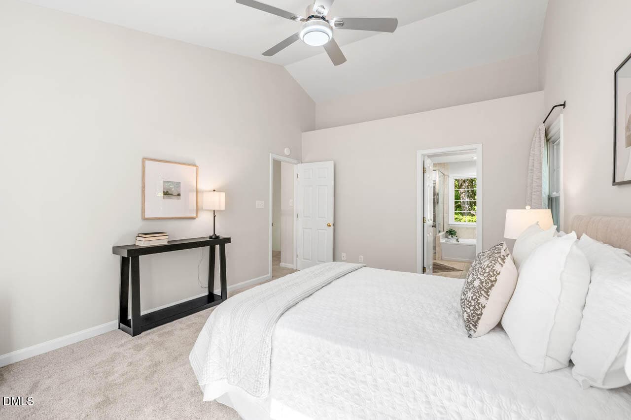 Upstairs Primary Bedroom - 5516 Bridford Place, Raleigh, NC 27613
