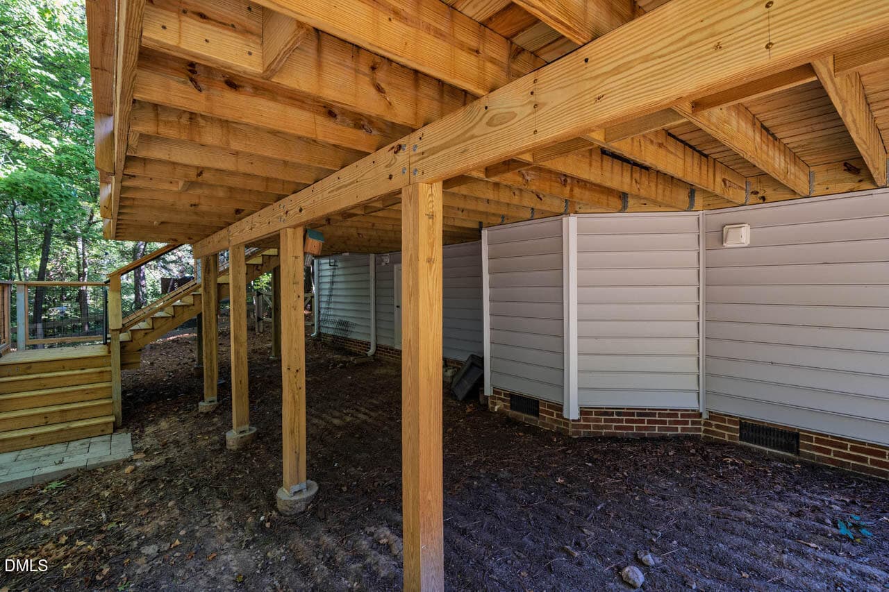 Under Back Deck - 5516 Bridford Place, Raleigh, NC 27613