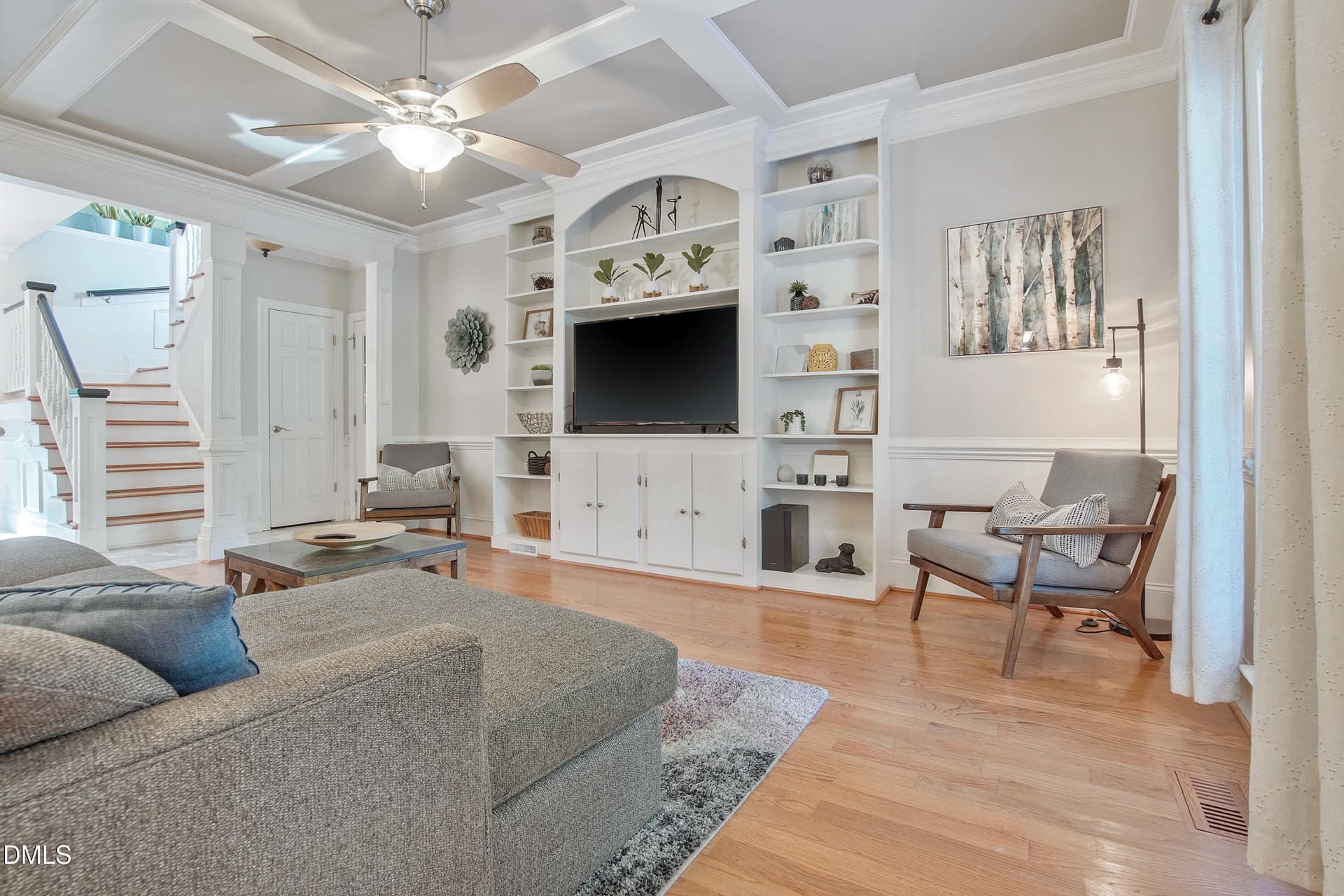 Living Room - 4109 Millyork Court, Apex, NC 27539