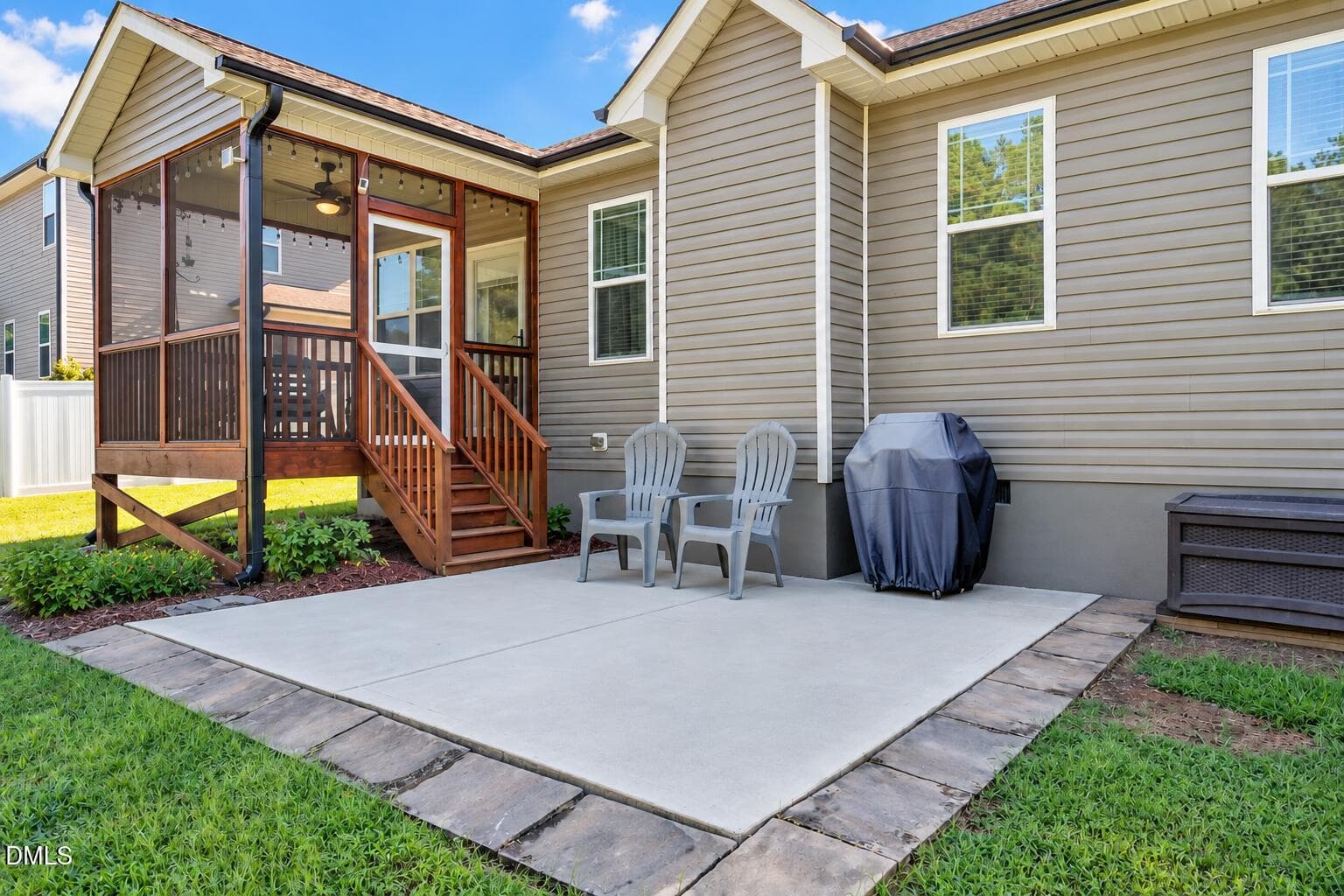 Back Patio - 150 Star Valley Drive, Angier, NC 27501, Angier