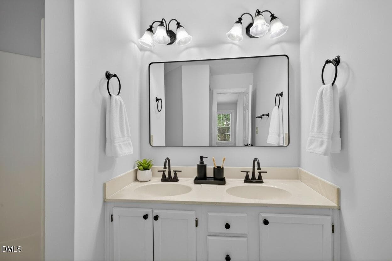 109 Sanair Ct Bath staged - 109 Sanair Court, Apex, NC 27502
