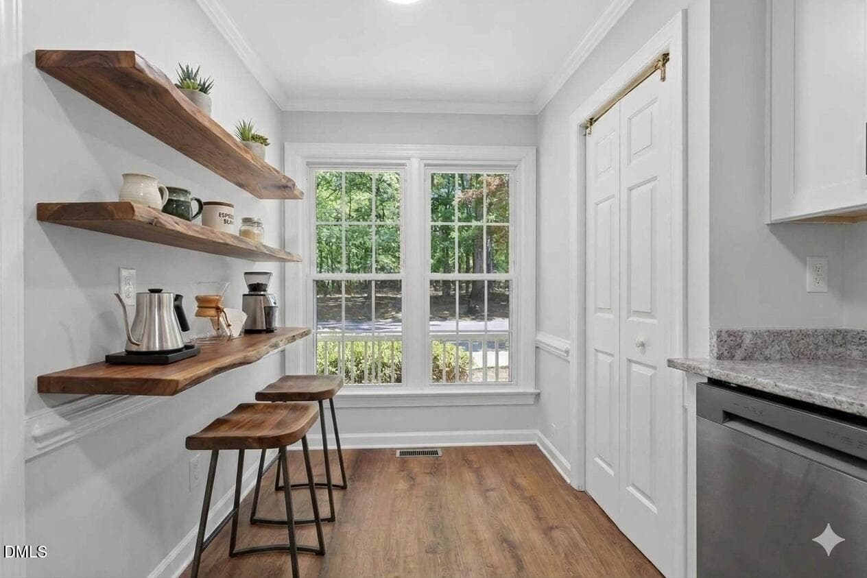 109 Sanair Ct Coffee Bar Staging - 109 Sanair Court, Apex, NC 27502