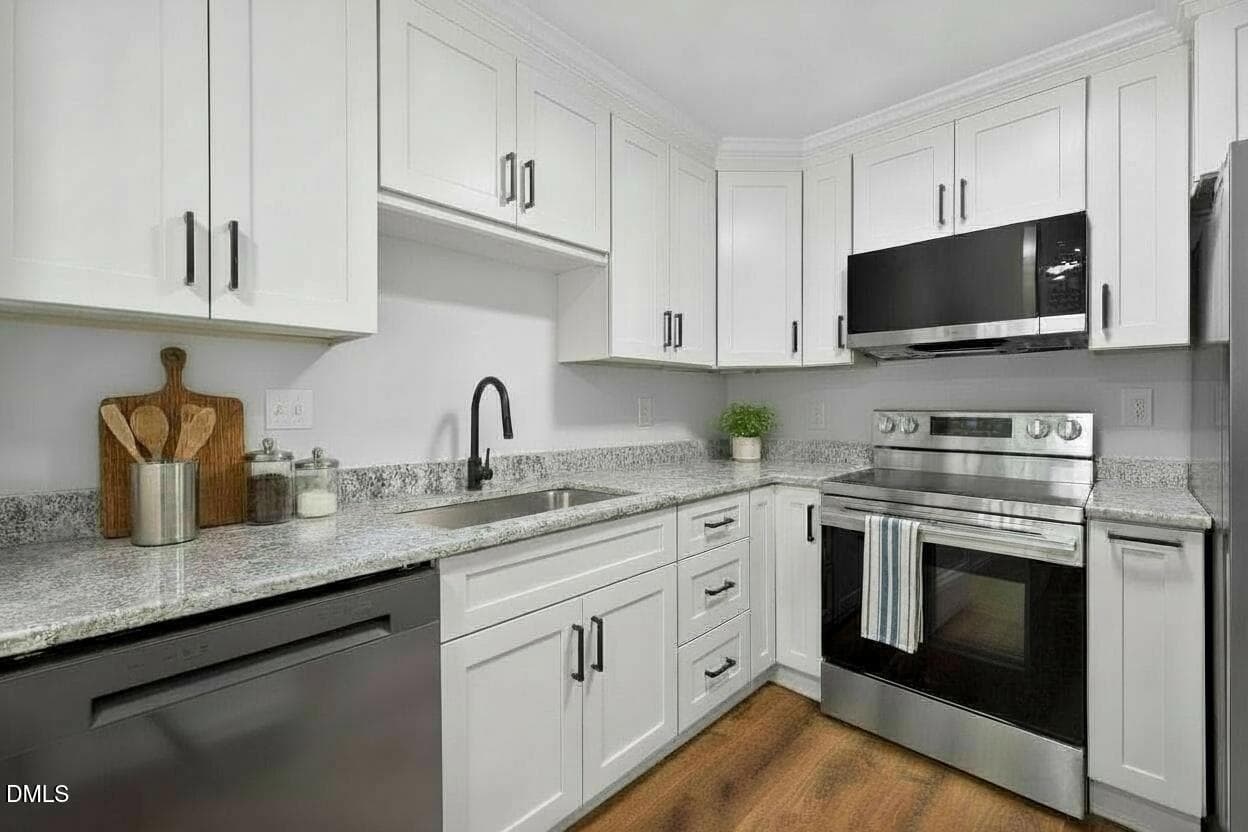 109 Sanair Ct LIght Staging Kitchen - 109 Sanair Court, Apex, NC 27502