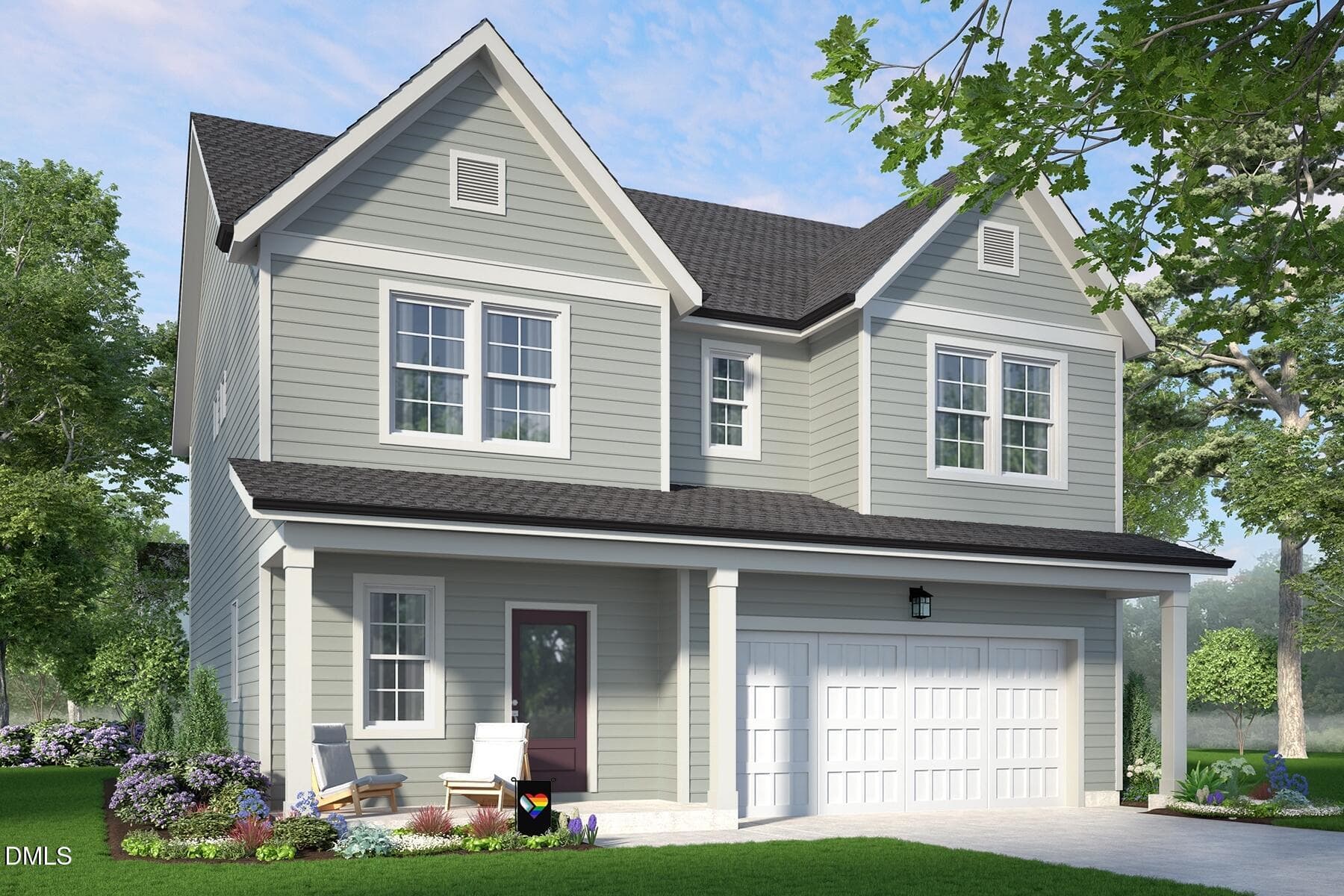 Rendering of Home - 1030 Pinhook Lane, Mebane, NC 27302