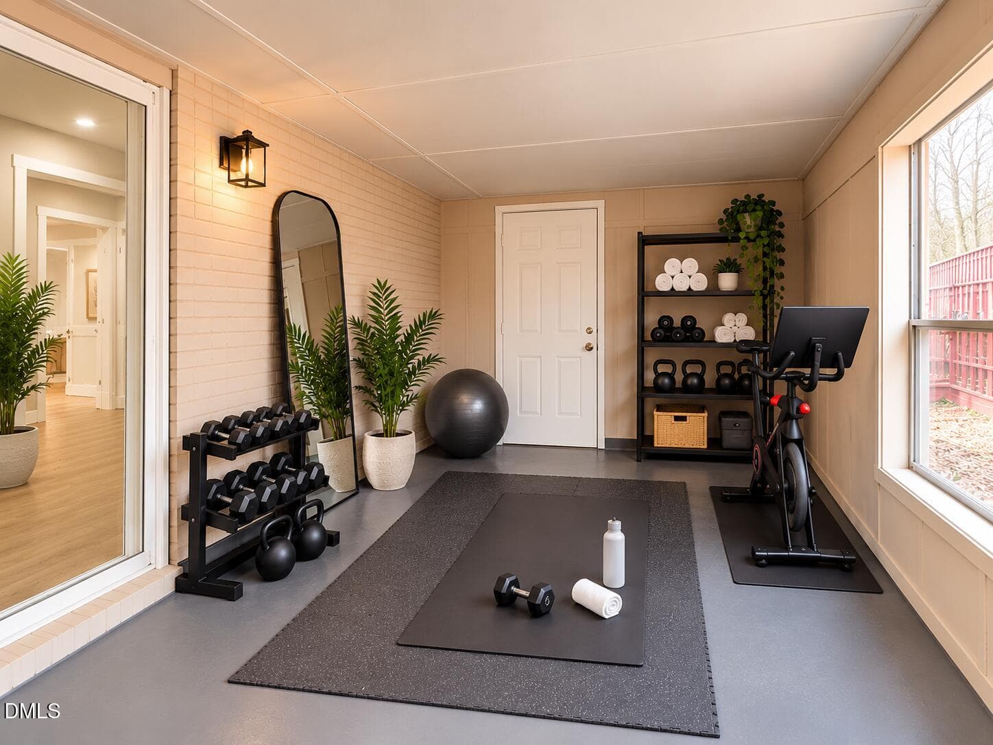 Flex Space STAGED - Fitness room - 1209 Snow Hill Road, Durham, NC 27712