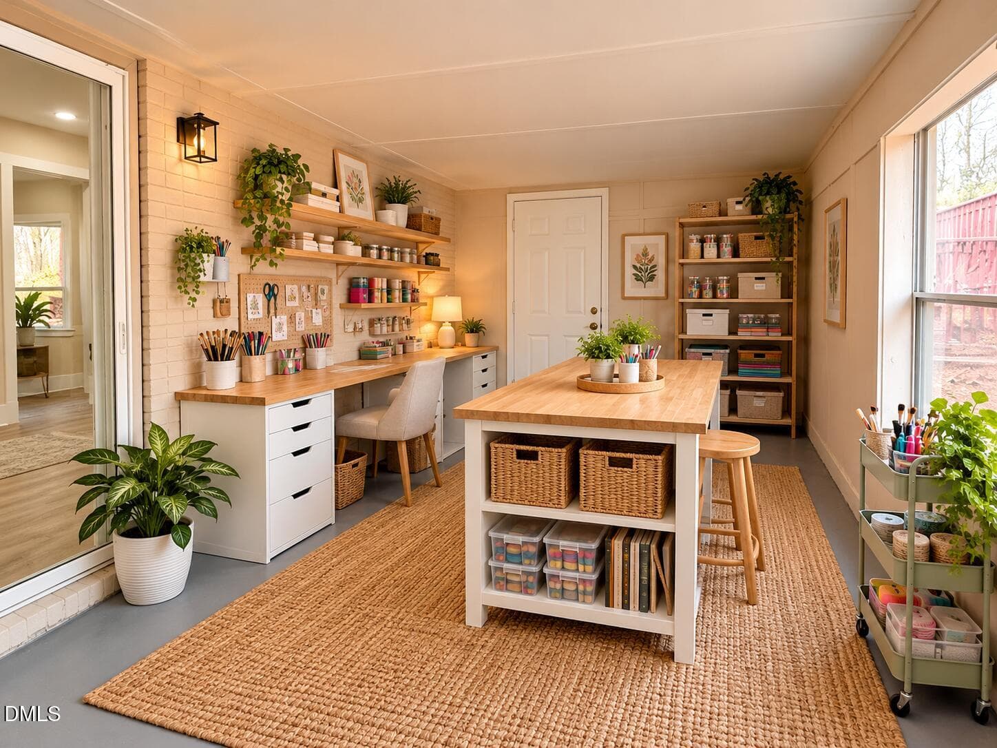 Flex Space STAGED - Hobby room - 1209 Snow Hill Road, Durham, NC 27712