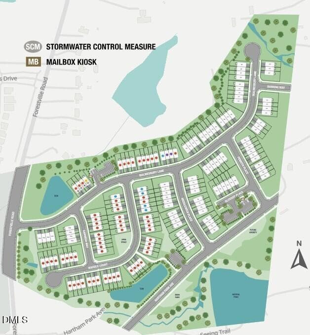 Map - 8827 Malmesbury Lane, Wake Forest, NC 27587
