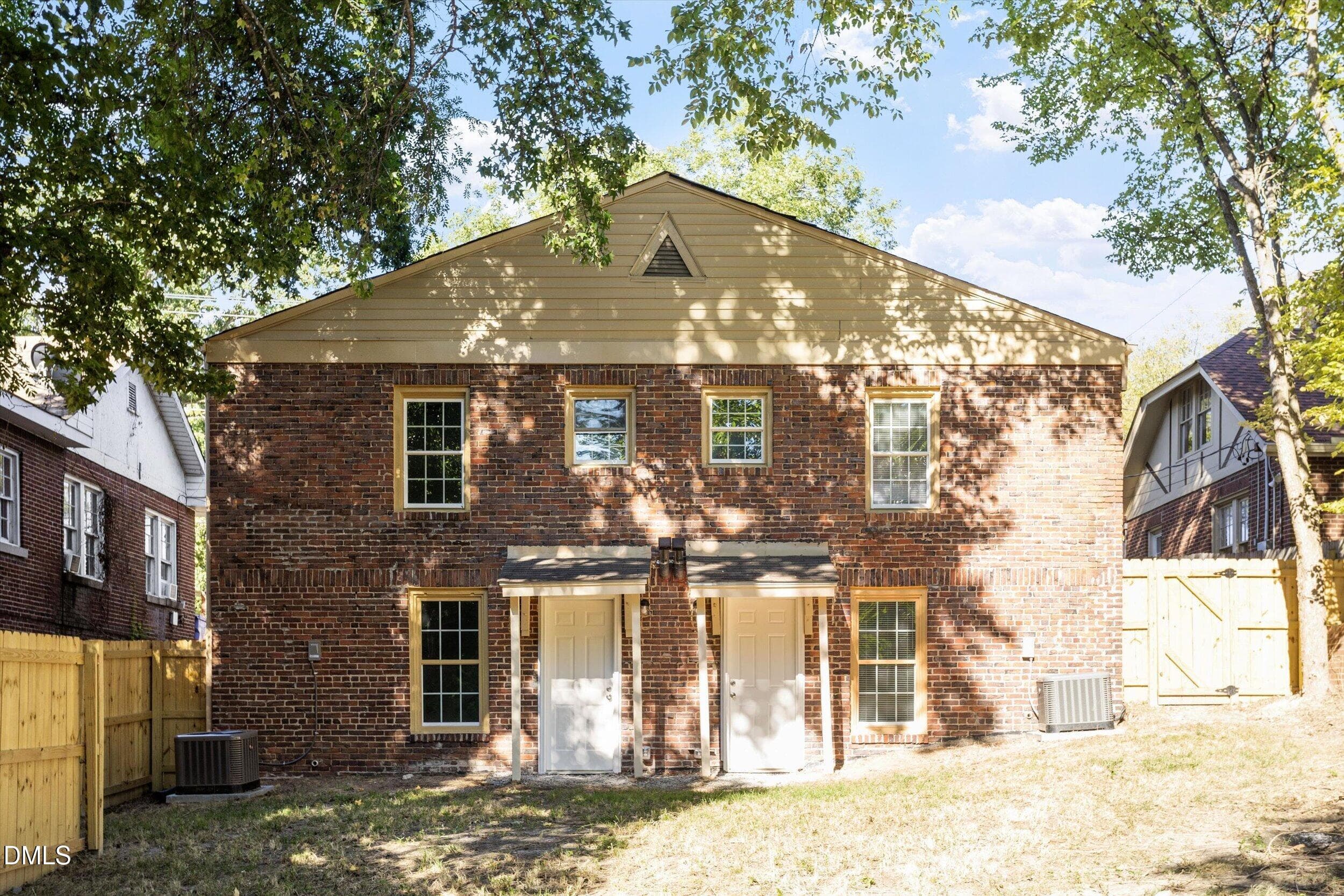 Rear View - 1605 Fayetteville Street, Durham, NC 27707, Durham