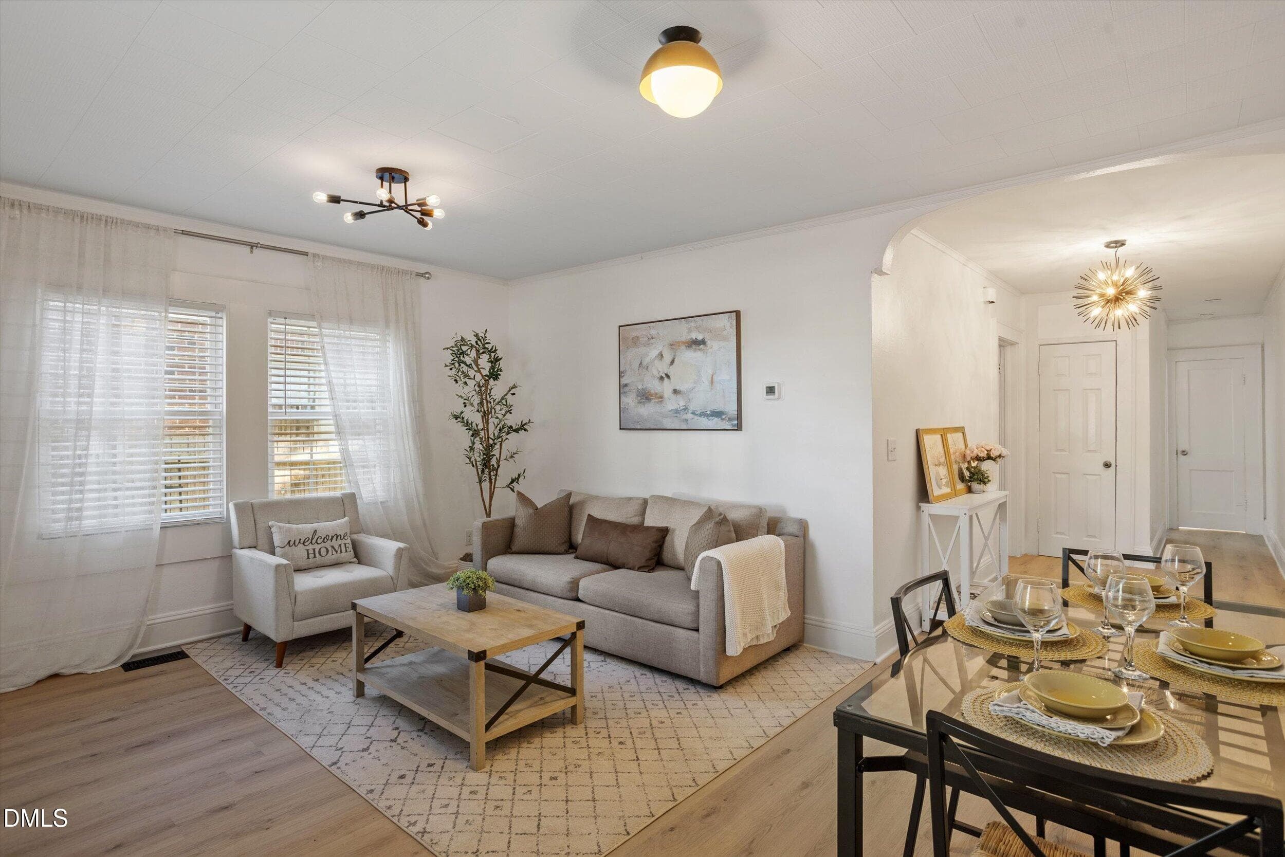 Unit A Living / Dining - 1605 Fayetteville Street, Durham, NC 27707, Durham