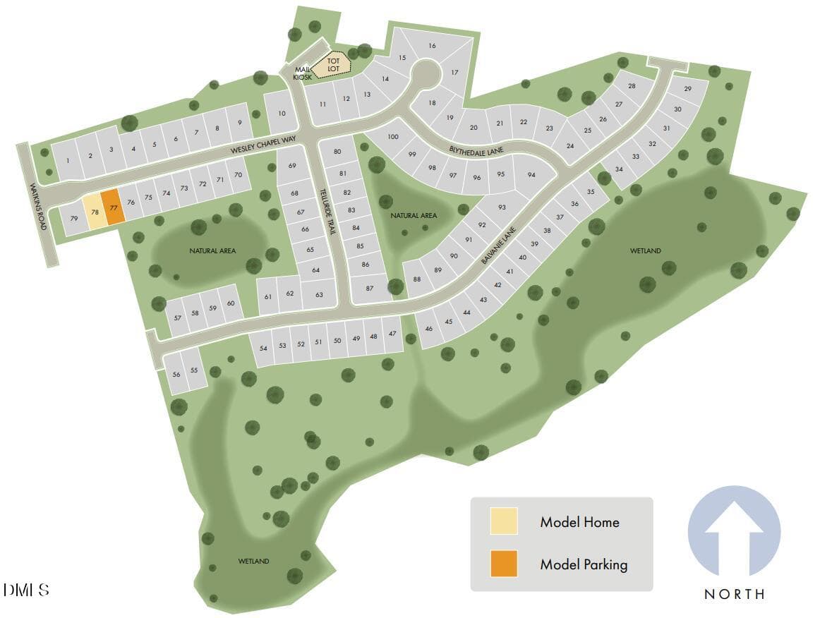 WG_Sitemap_Unbranded - 3521 Blythedale Lane, Raleigh, NC 27616