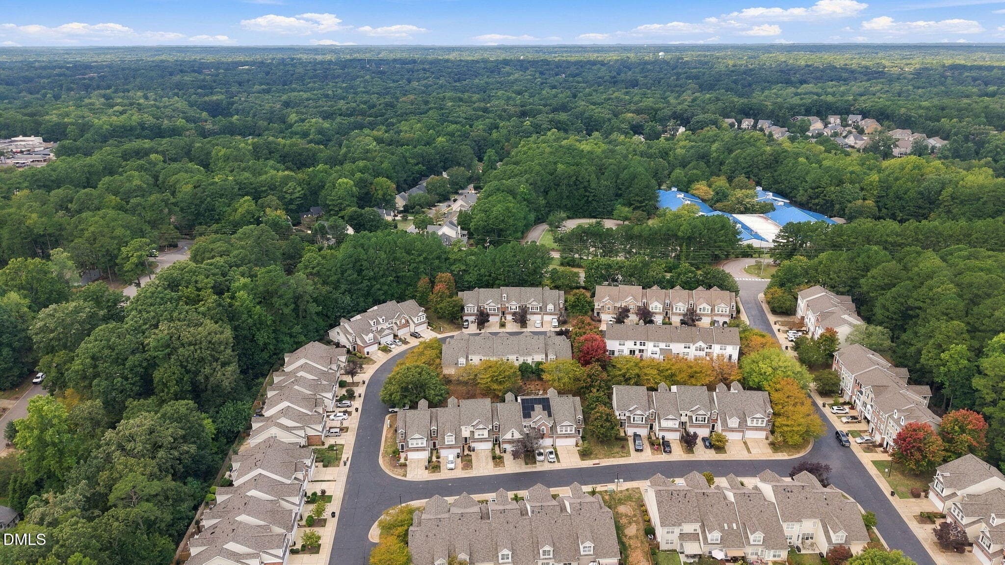 Aerial (1) - 825 Swan Neck Lane, Raleigh, NC 27615