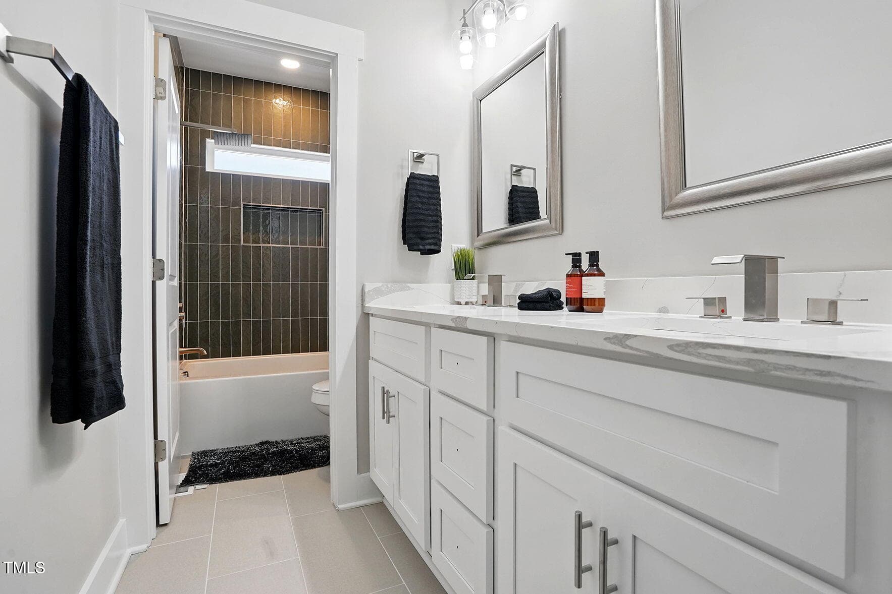 Bathroom hall - 8629 Dukes Lake Road, Zebulon, NC 27597